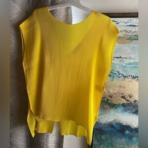 Sandro paris yellow oversized top size 1